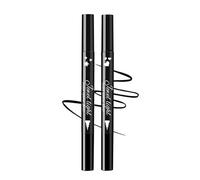 2 PC Waterproof Double Sided Eyeliner Stamp Black, Waterproof Eyeliner, No Smear, Long Lasting and Easy to Remove, Líneas Definidas, Para un Maquillaje de Ojos Perfecto, Apto para Todo Tipo de Ojos