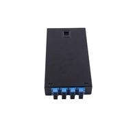 2 Pcs 12-Port Desktop Terminal Box Desktop Optical Fiber Box Optical Cable Fusion Box Wiring Distribution Frame