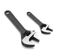 2 pcs 6,3 x 10,2 cm Mini en métal réglable à cliquet Clé à main Clé à molette 0-15 mm de la mâchoire 0-10 mm