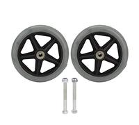 2 PCS 6 Pulgadas Silla de ruedas Ruedas, Universal PU antideslizante de repuesto Ruedas Ruedas de silla de ruedas Ruedas de repuesto para silla de ruedas Accesorio