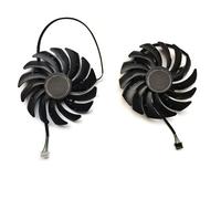 2 pcs 9 5 mm PLD10010S12HH 4- Alfiler DC 12V RTX3060 GPU Ventiladores de Tarjetas gráficas, adecuadas for MSI RTX 3070 3060 3060 Ti Ventus 2X OC Enfriamiento (Color : 2Pcs)