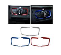 2 Pcs Abs Headlight Switch Frame Trim Adjustment Sticker for Bmw F30 F31 F32 F34 3 4