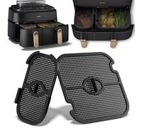 2 Pcs Accesorios Antisalpicaduras para Philips Dual Basket Airfryer Serie 3000-5000 9L (3L/6L), Accesorios Silicona para Freidora Aire Antisalpicaduras Reutilizable para Philips Airfryer NA350/NA550