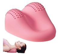 2 Pcs Almohada cervical para el cuello, Dispositivo de tracción cervical para alivio de heridas y alineación de la columna cervical, Ensanchador portátil del cuello de la almohada de la Xuanshengjia