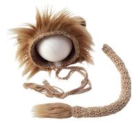 2 PCS Baby Props Hat Tail Juego Trajes Fotografía Recién Nacido