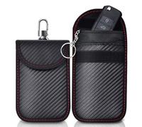 2 PCS Bolsa Faraday para Llaves de Coche,Mini Bolsa Faraday para Llaves de Coche,Bolsa de Blindaje de Señal, Funda de Llave de Coche Anti Rfid,ProteccióN Contra Hacking