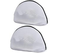 2 PCS Bolsa Lavadora Zapatillas, Saco Lavadora para Zapatos, Bolsa de Ropa Sucia con Cremallera Duradero y Reutilizable, Adecuado para Lavar Almacenar y Viajar