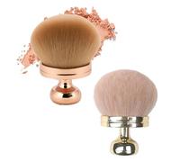 2 PCS Brochas de Maquillaje,Brocha Autobronceadora Extra Grande,Ovalada,Maquillaje Corporal para Piernas y Bronceador,Aplicador de Crema Solar,Cerdas Sintéticas,Aplicación Uniforme de Polvos