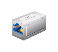 2 Pcs Cat7 Keystone Coupler, Cat7 Keystone Jack Inline Coupler Sheilded RJ45 8P8C Cat7/Cat7A up to 10Gbps for Ethernet LAN Cable Extender Adapter