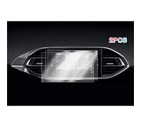 [2 PCS] CDEFG para Peugeot 308 Protector de Pantalla, HD Auto 9H GPS Navi película protegida Pet Coche Accesorios (9.7 Inches)