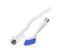 2 Pcs Cleaning Brush Small Scrub Brush for Cleaning Sink Scrub Brush, Bathroom Kitchen Edge Corner Grout Cleaning Brushes, Sliding Door Or Window