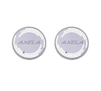 2 Pcs Coche Acrílico LED 7 Colores luminiscente Posavasos, para Mazda AXELA Interiores Antideslizantes Taza Almohadilla Accesorios,A