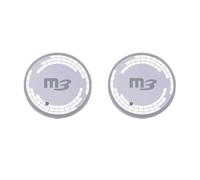 2 Pcs Coche Acrílico LED 7 Colores luminiscente Posavasos, para Mazda M3 Interiores Antideslizantes Taza Almohadilla Accesorios,B