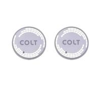 2 Pcs Coche Acrílico LED 7 Colores luminiscente Posavasos, para Mitsubishi Colt Interiores Antideslizantes Taza Almohadilla Accesorios,B