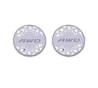 2 Pcs Coche Acrílico LED 7 Colores luminiscente Posavasos, para Volvo AWD Interiores Antideslizantes Taza Almohadilla Accesorios,C