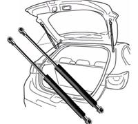 2 Pcs Coche Resortes de Gas de Maletero para Kia Sportage IV Mk4 QL 2015-2021 600 (N) 546 MM (OEM81770-F1000, 81780-F1000), Varilla de Soporte del Maletero del Portón Trasero del Coche Amortiguador