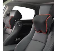 2 Pcs Cojin Reposacabezas Coche para Renault Captur 2020-2024, Cojín Cervical para el Asiento del Coche Reposacabezas Coche,Red