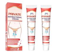 2 Pcs Crema Antibacteriana Íntima Mujer y Hombre, Pomada Antifúngica y Antipruriginosa para Piel Sensible, Alivio Rápido del Picor, Irritación y Mal Olor