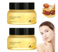 2 PCS Cremas Faciales de Jalea Real, Crema de Estiramiento Facial con Veneno de Abeja, Crema Hidratante Reafirmante de Abejas, Crema Facial de Abeja Antienvejecimiento
