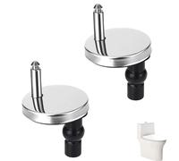 2 PCS de Bisagras y Tornillos para Tapa WC Universal | Kit de Reparación de Tapa de Inodoro con Fijaciones de Goma Montaje Sencillo y Duradero