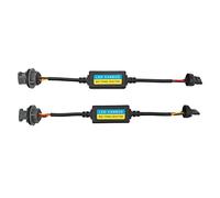 2 PCS Decodificador de luz de Freno Lámpara de Freno de 12 V Error Anti -parpadeador Kit de decodificador de decodificador Fijo Códigos de Bombilla de luz de Freno LED y códigos