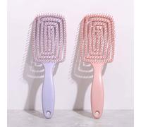 2 Pcs Detangling Hair Brush,Curved Vent Brush and Hair Detangler,Anti-Static Scalp Massage Comb,For Women Men Detangling Brush Wet Dry Curly Thick Straight