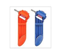 2 Pcs Drill Bit Sharpener,Corundum Drill Bit Sharpener,Portable Drill Bit Sharpening Tool,Made of High Quality ABS Plastic and Brown Corundum Grinding