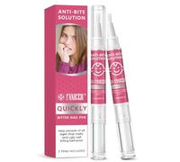 2 pcs Esmalte Amargo Transparente para Dejar de Morderse las Uñas, Esmalte con Sabor Amargo,Ayuda a Controlar el Hábito de Morderse las Uñas, Uso Diario Suave y Eficaz