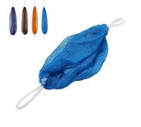 2 PCS Esponja Baño y Ducha Espesa Exfoliante Completa Red de Baño (Azul)