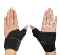 2 Pcs Ferula Rizartrosis para las 2 Manos, Muñequera Pulgar, Ferula Pulgar para Hombres y Mujeres, Muñequera Estabilizadora e Inmovilizador de Dedo Pulgar, Férula Dedo Pulgar