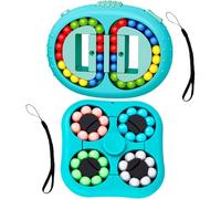 2 PCS Frijoles Mágicos de Juguete, Magic Bean Cube Juguetes de Cubo de Frijol Mágico Frijoles Mágicos de Juguete Fidget Spinners Juguetes Educativos Regalos de Fiesta para niños niños y niñas