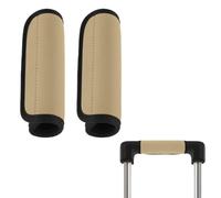 2 PCS Funda Protectora para Manija de Equipaje Almohadilla de Agarre con Manija Suave y Cómoda Cubierta para Manijas de Maleta Extraíble Accesorios de Viaje para Mochila de Equipaje (Caqui)