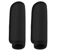 2 PCS Funda Protectora para Manija de Equipaje Almohadilla de Agarre con Manija Suave y Cómoda Cubierta para Manija de Maleta Extraíble Accesorios de Viaje para Mochila de Equipaje (Negro)