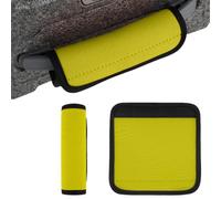 2 PCS Funda Protectora para Manija de Equipaje Almohadilla de Agarre con Manija Suave y Cómoda Cubierta para Manijas de Maleta Extraíble Accesorios de Viaje para Mochila de Equipaje (Amarillo)