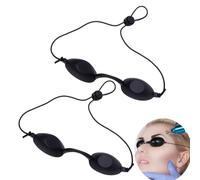 2 Pcs Gafas IPL, Solarium Gafas Protectoras, UV Light Protectores Oculares Infrarrojos, Gafas de Seguridad Ajustables, Gafas de Belleza Parche Ocular