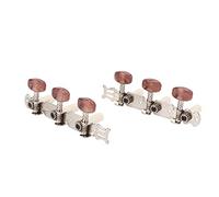 2 PCS Guitar Songing Keys, Agate Head Tipo de Engranaje Plateado Tipo de Guitarra Cadena de Ajuste de Cinta de Ajuste de Cinta con una Excelente Estabilidad de Ajuste y