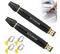 2 Pcs Home High-Pressure Car Wash Water Gun with Booster Nozzle, Pistola de Agua Power jet de Alta Presión, 3 Adjustable Spray Patterns para Lavado De Automóviles, Jardinería, Limpieza De Patio