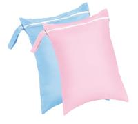 2 Pcs Impermeable Bolso Húmedo Bolso Almacenamiento Reutilizable Bolsas Pañales Gimnasio Yoga Para Bebés Y Artículos Gimnasia