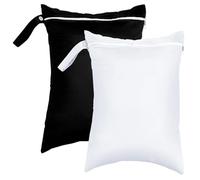 2 Pcs Impermeable Bolso Húmedo Bolso De Almacenamiento Reutilizable Bolsas De Pañales Gimnasio Yoga Para Bebés Y Artículos Gimnasia