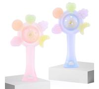 2 pcs juguetes para la dentición para bebés-juguete de teher 2 en 1 para alivio de la dentición, juguetes de masticación de silicona en forma de fruta para encías doloridas, dientes de leche 0-6 meses