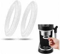 2 pcs Junta Portafiltro Recambio Cafetera Compatible con De'longhi EC820/EC850/EC860 & DEDICA EC680/EC685/EC695/EC785/EC820/EC850/EC860 para SMEG ECF01 Diámetro de 47 mm