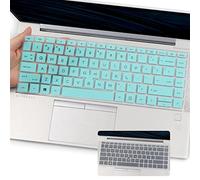 2 PCS Keyboard Cover for 2021 2022 New HP EliteBook 840 G7 G8 14 Inch Notebook, HP EliteBook 845 G7 G8 14 Inch Notebook PC Model Laptop US Keyboard Cover-HotBlue+Clear
