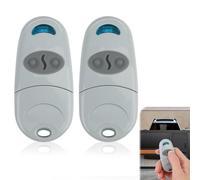2 Pcs Mandos a Distancia Universales para Garaje y Coche, 433 MHz Compatibles con Frecuencia Modelos Came 432EE, 432EV, 432A, 432S, T432, 432NA, 432M, Baterías Incluidas, Fácil Programación