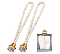2 Pcs Mechas Lámpara Aceite 18mm, Mecha de Repuesto para Quemador Aceite con Control, Mechas para Lámparas de Aceite para Lámpara Berger Líquido Lámpara Catalítica, Mecha Lámpara Catalítica 18mm Oro