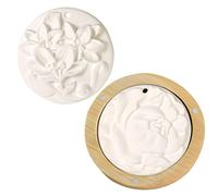 2 Pcs Mini Caja Difusora de Aceites Esenciales de Madera, Piedra Aromática Perfumada Difusor Floral sin Agua para Aromaterapia, Ambientador Natural para Dormitorio, Salón, Baño, Oficina y Coche