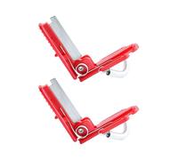 2 Pcs Mini Harvest Tool - Stainless Steel Gardening Scissors Secateurs Thumb Knives - Mini Garden Pruner Stainless Steel Shears for Cutting Plants Bes