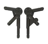 2 Pcs Motorcycle Side Frame Panel Guard Carbon Fiber Style Left Right Protector Cover for R1250GS R1200GS LC Adventure Prevents Frame Wear Durable ABS Easy Installation