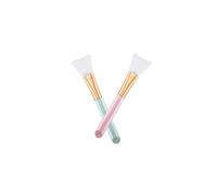 2 pcs mscara facial herramienta de belleza silicona suave mascarilla de barro facial cepillo sin pelo locin corporal y mantequilla aplicador