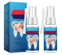 2 Pcs Oral Care Spray, Alivio Del Dolor De Dientes Para Adultos, Spray Portátil Para El Dolor De Dientes Y Encías, Cuidado De Los Dientes, Alivio Rápido de Las Molestias De Los Dientes