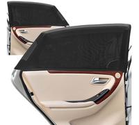 2 Pcs Parasol Coche Infantil Lateral Ventana Coches Trasero Sombrilla Universal con protección UV Fácil instalación, para Bebe para Niños y Mascotas